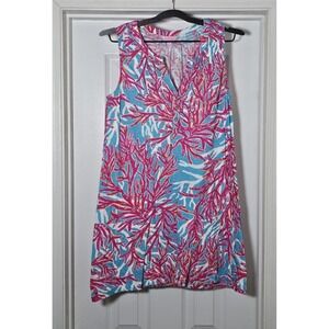 Lilly Pulitzer Underwater Escape Essie Dress Size Small Cotton Sleeveless